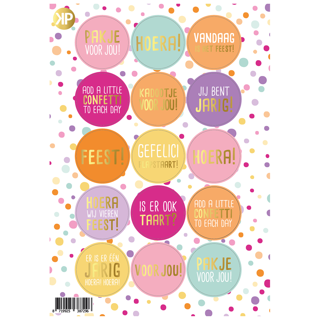 Stickervel Confetti