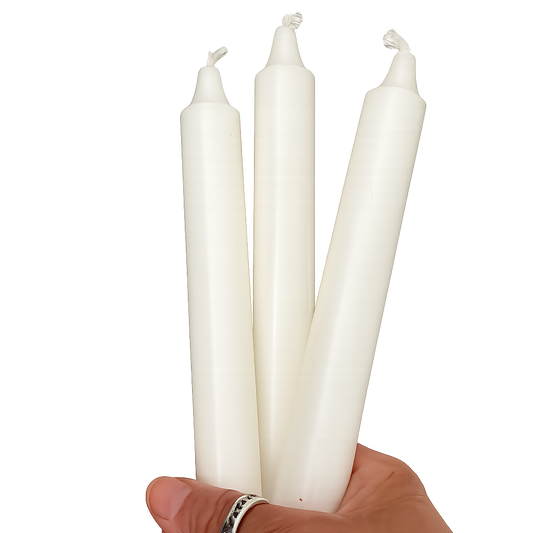 Witte Dinerkaarsen (Stearine)