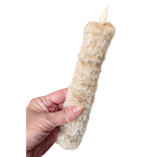 Fluffy Led Kaars
