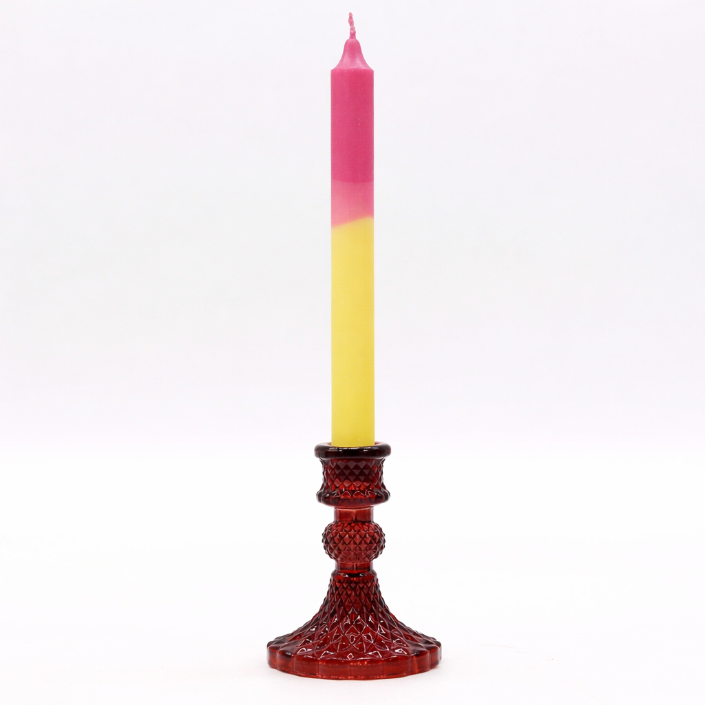 Kandelaar Vintage Rood