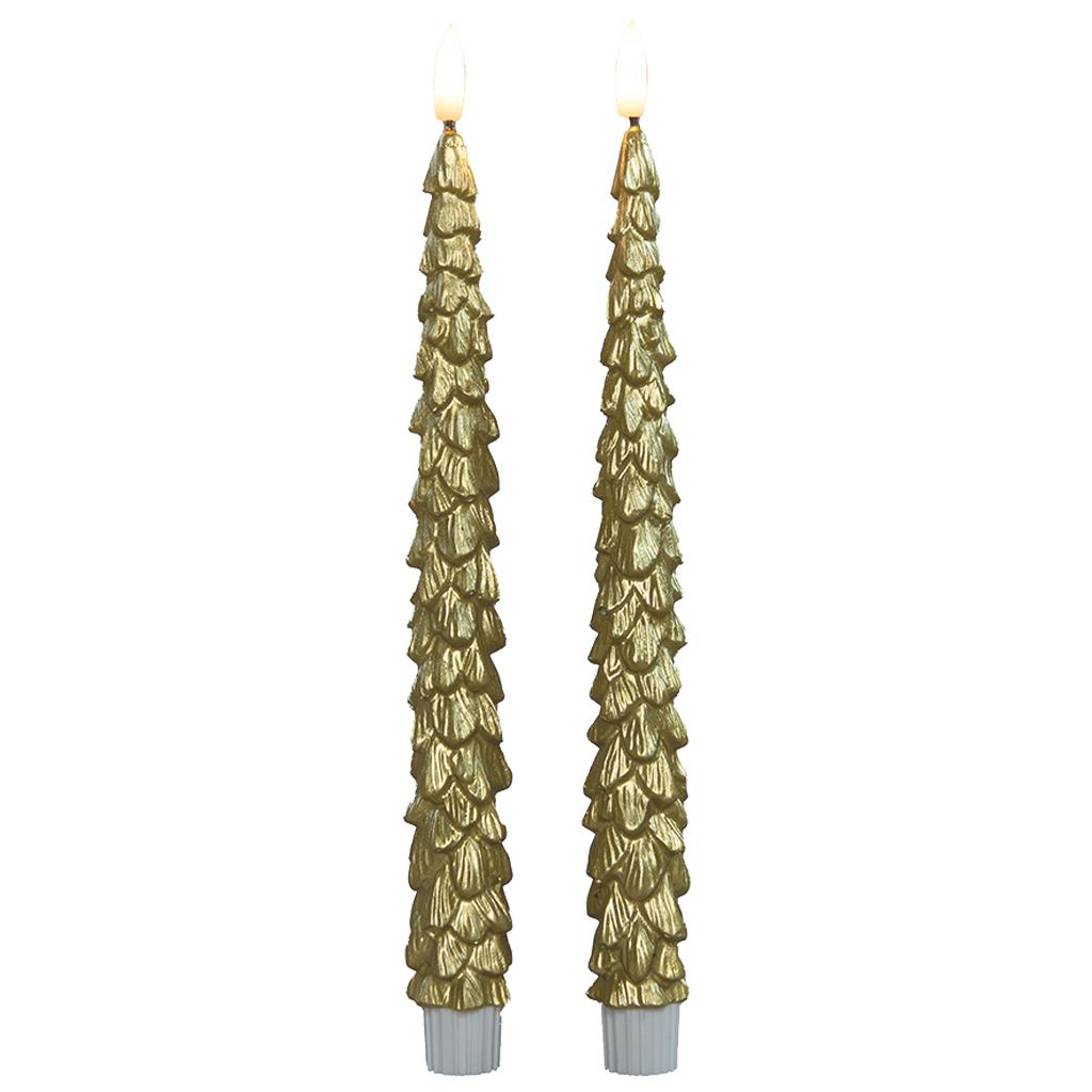 Kerstboom Goud Led Kaars