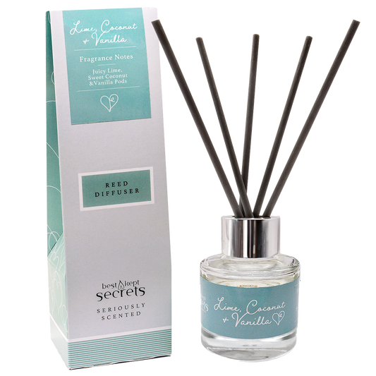 Lime Coconut & Vanilla Reed Diffuser