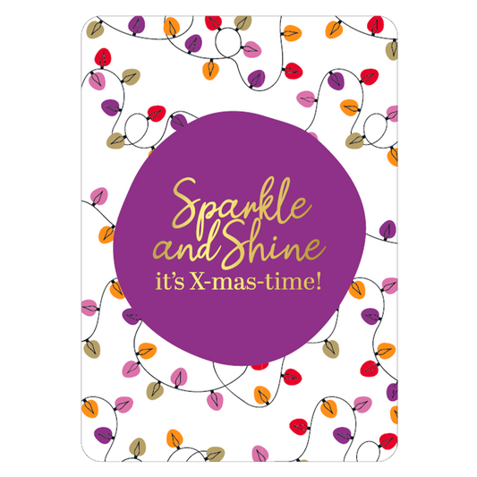 Wenskaart A6 - Sparkle & Shine