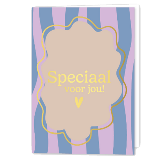 Wenskaart gevouwen A6 - Speciaal voor jou